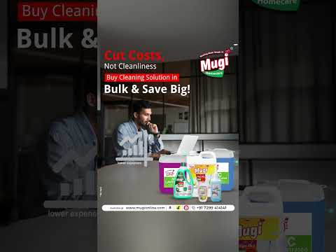 Mugi Bulk Cleaning Solutions | For Corporate Offices, Hotels, Hospitals, Restaurants | Enquire Now