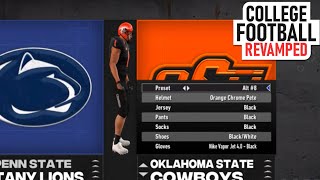 College Football Revamped Oklahoma State REDONE New Uniforms 2022 (Booster Discord Exclusive)