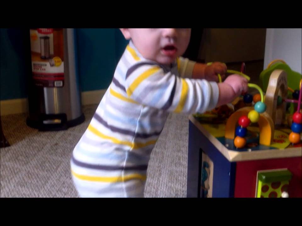 B. Zany Zoo Wooden Activity Cube Review YouTube