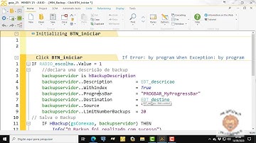 Guia Windev 25 - aula 213 - Backup do Servidor.