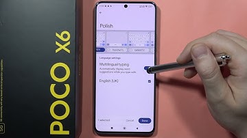 POCO X6: Change Keyboard Language #howtodevices