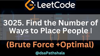 LeetCode 3025 | Find the Number of Ways to Place People I | Java | hindi | Daily Challenge