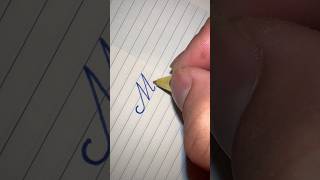 Capital letter M | Calligraphy writing