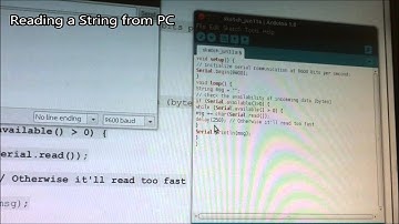 Arduino Practicle - Lab Sheet 06 - 7 Serial Communication (Reading a String from PC)