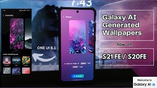 How to install AI Generated Wallpapers on S21 FE/ S20 FE One UI 6.1 Guide screenshot 4