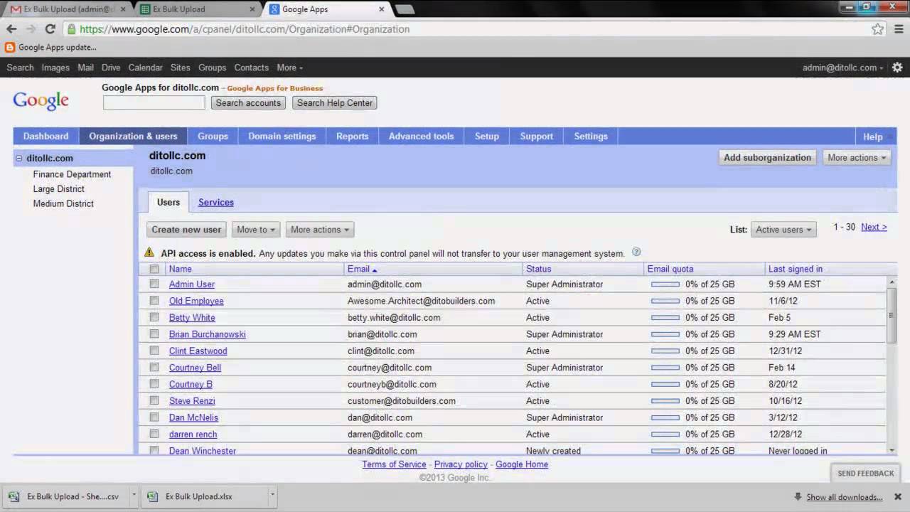 How To Create New Users in the Google Apps Control Panel - YouTube