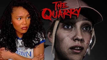 PLAYING MY FIRST SCARY GAME! | The Quarry Pt. 1