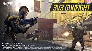 HOW TO PLAY 3V3 GAME MODE IN COD MOBILE.