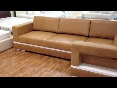 კუთხის დივანი ტყავში | kutxis divani tyavshi