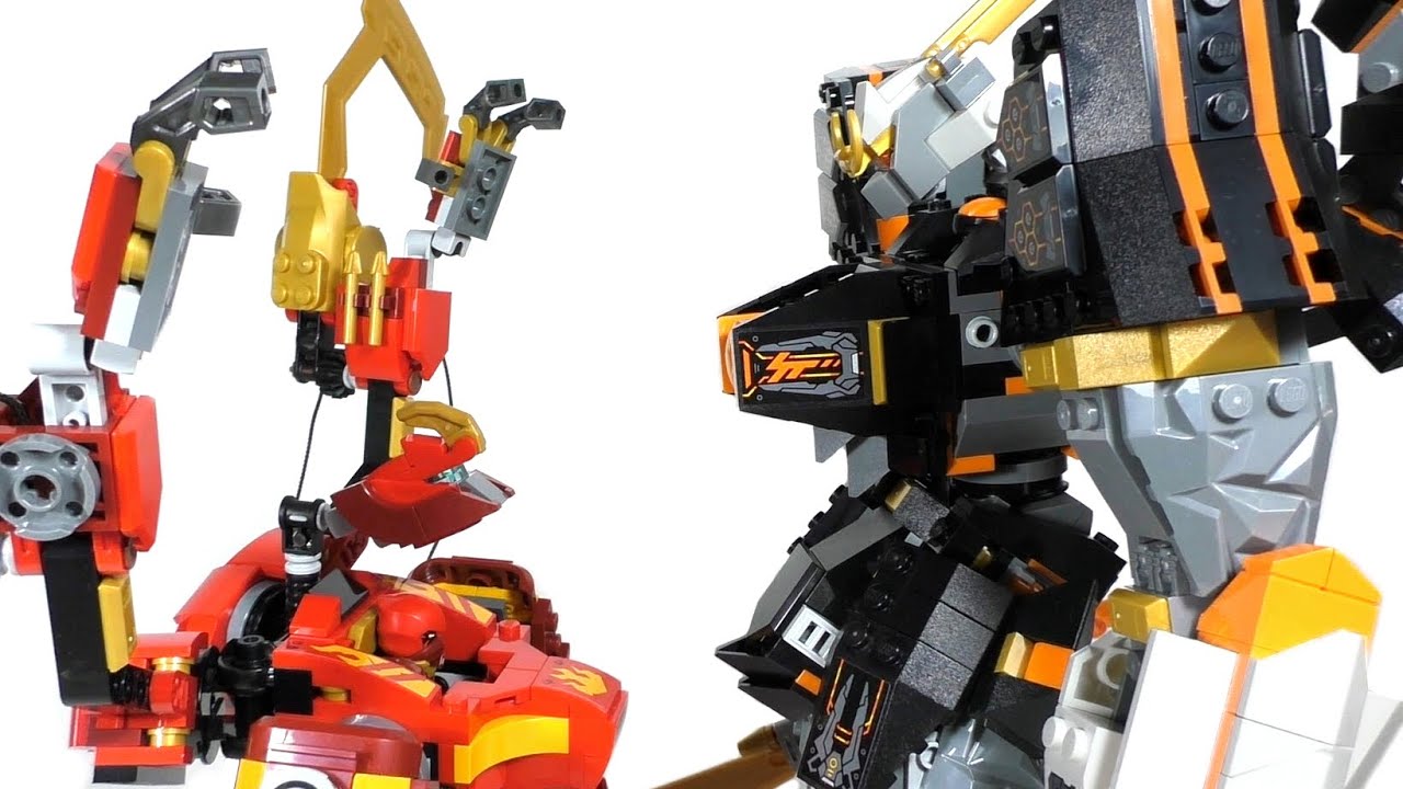 Мех-альпинист Кая против Титана Коула [Лего Ниндзяго 71812 vs 71821]