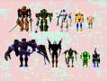 Beast wars 3d model  animation test scale reference chart