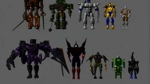 Beast Wars 3D Model & Animation Test: Scale Reference Chart