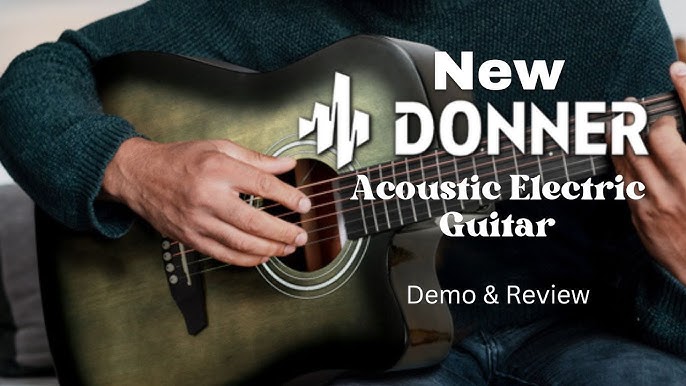 Ashthorpe Full-Size Cutaway Thinline Acoustic-Electric Guitar Package -  Premium Tonewoods - Black
