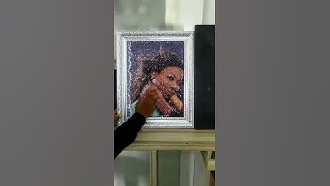 Dreamstrings double sided sequin picture frame. (1)