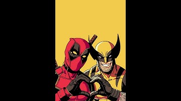 Deadpool & Wolverine - Digital Art Timelapse #procreate #shorts 🖌️🥰