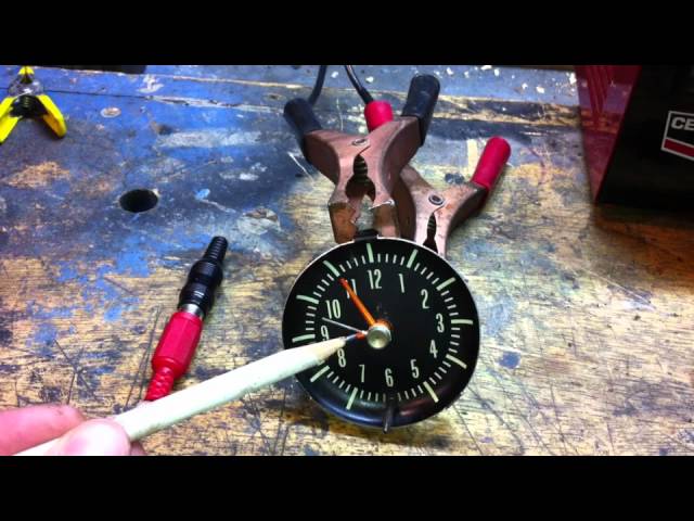 Fix Or Repair Your Classic Car Clock Part 1 Youtube