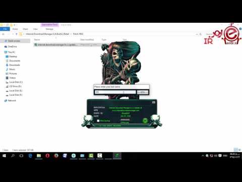 اموزش نصب و کرک کردن اینترنت دانلود منیجر