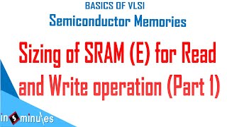 Module4_Vid13_Sizing of SRAM (E) transistor for Read and Write operation (part 1)