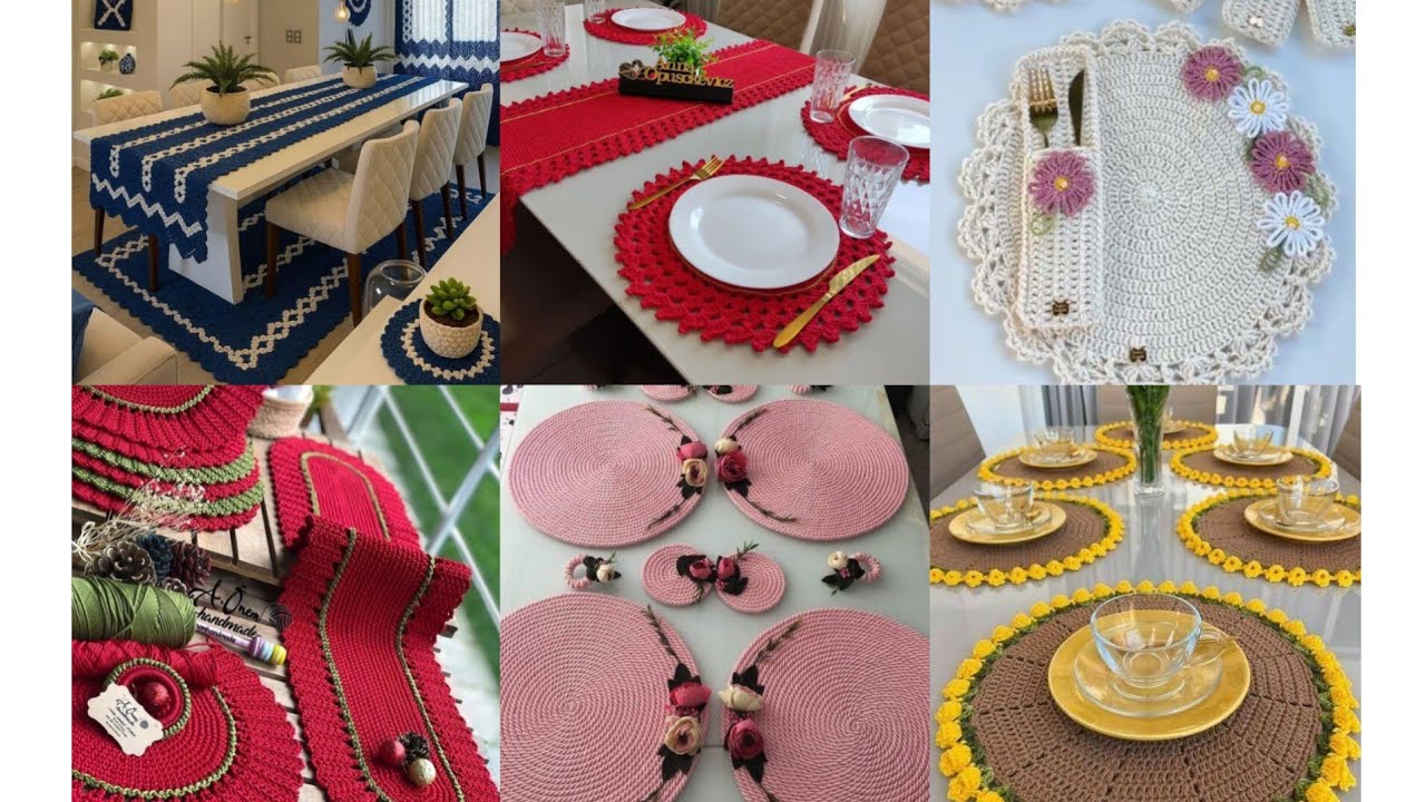 Красивые вязаные крючком скатерти для украшения вашего дома?