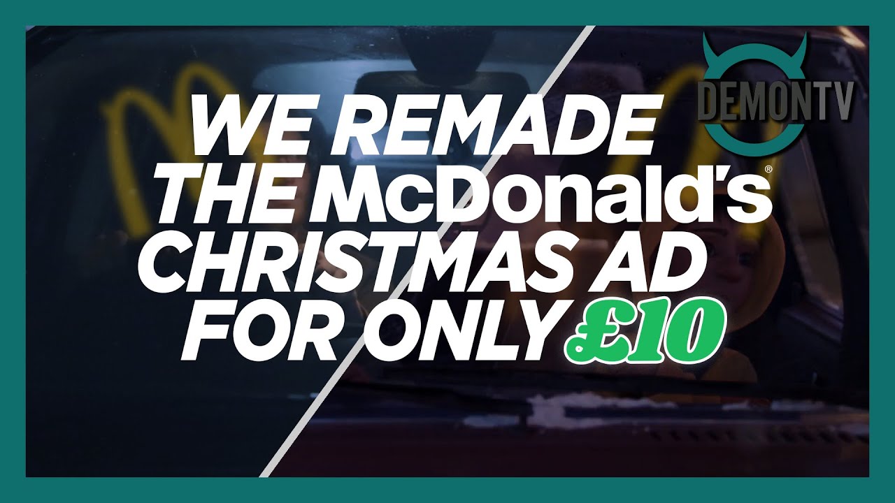 We Remade The McDonald's #ReindeerReady Christmas Ad for £10?