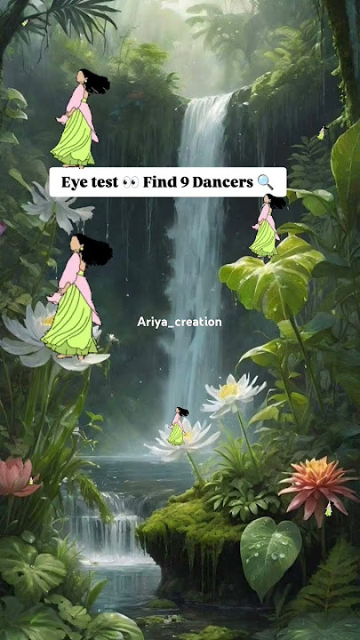 #eyetest #find dancing girls #shorts #ytshorts #ariya_creation