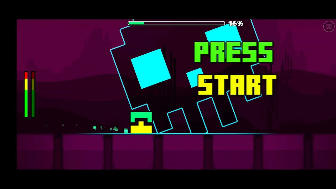 Okay I'm playing geometry dash subzero press start part 1 - YouTube
