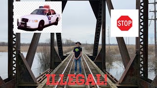 Exploring a Abandoned Train Bridge (Illegal)