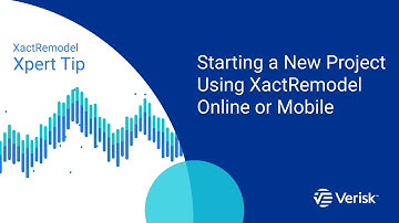 Starting a New Project Using XactRemodel Online or Mobile | XactRemodel Xpert Tip