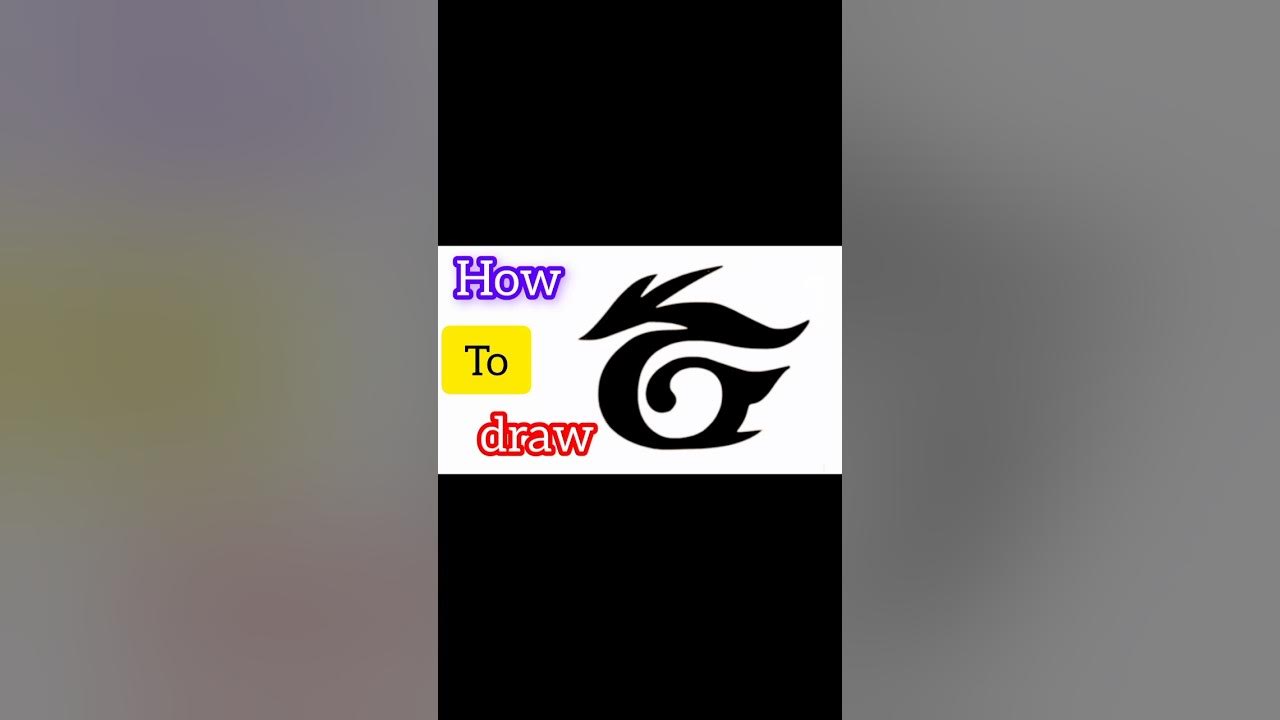 HOW TO DRAW THE GARENA FREE FIRE logo Drawing YouTube
