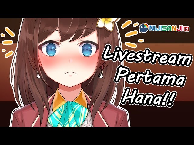 【NIJISANJI id】Livestream Pertama Hana!!のサムネイル