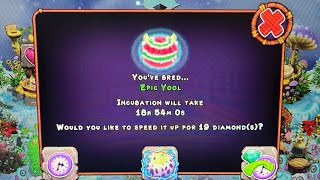 How to breed Epic yool (My singing monsters)