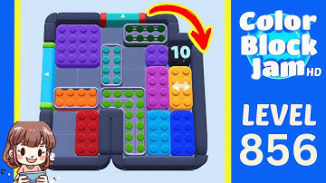 Color Block Jam Level 856 Solution Walkthrough