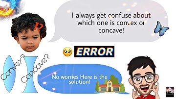 Trick To Remember Convex and concave lens/mirror.