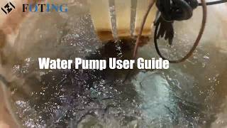How To Use A Water Pump Correctly
