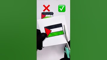Palestine Flag Perfect Cut #art #shorts #drawing #flag #palestine #freepalestine