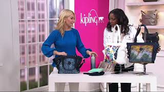 Kipling Colorblock Tote with Crossbody Strap - Shopper S on QVC