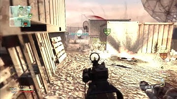 MW3: *UNSILENCED* Triple MOAB w/ P90 ON Dome! (Almost Unsupported!)