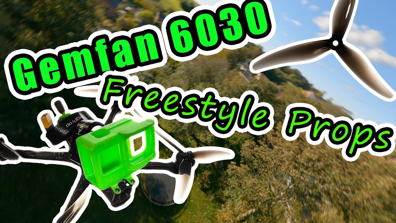 Gemfan 6030 freestyle, new props on the apex 6"