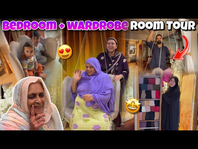 Our new wardrobe + Bedroom Tour 😍 | 2 in 1 Room | Gift for Amma ♥️ | New jhoola