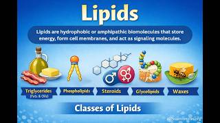 Notes on Lipids ; Introduction, Structures, Types, Functions, Metabolism, Importance