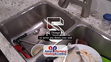 5 Things to Never Put Down Your Kitchen Sink | Roswell, GA