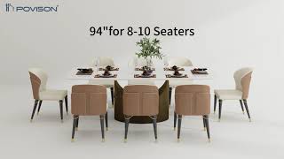 New Dining Table For Big Family! - POVISON #povisonfurniture screenshot 5