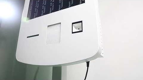 restaurant floor stand self service ordering kiosk with qr code scanner card reader thermal printer