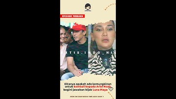 MATA BERKACA-KACA, LUNA MAYA BERDAMAI DENGAN MASA LALUNYA ARIEL NOAH | ARIEL NOAH TERBARU #shorts