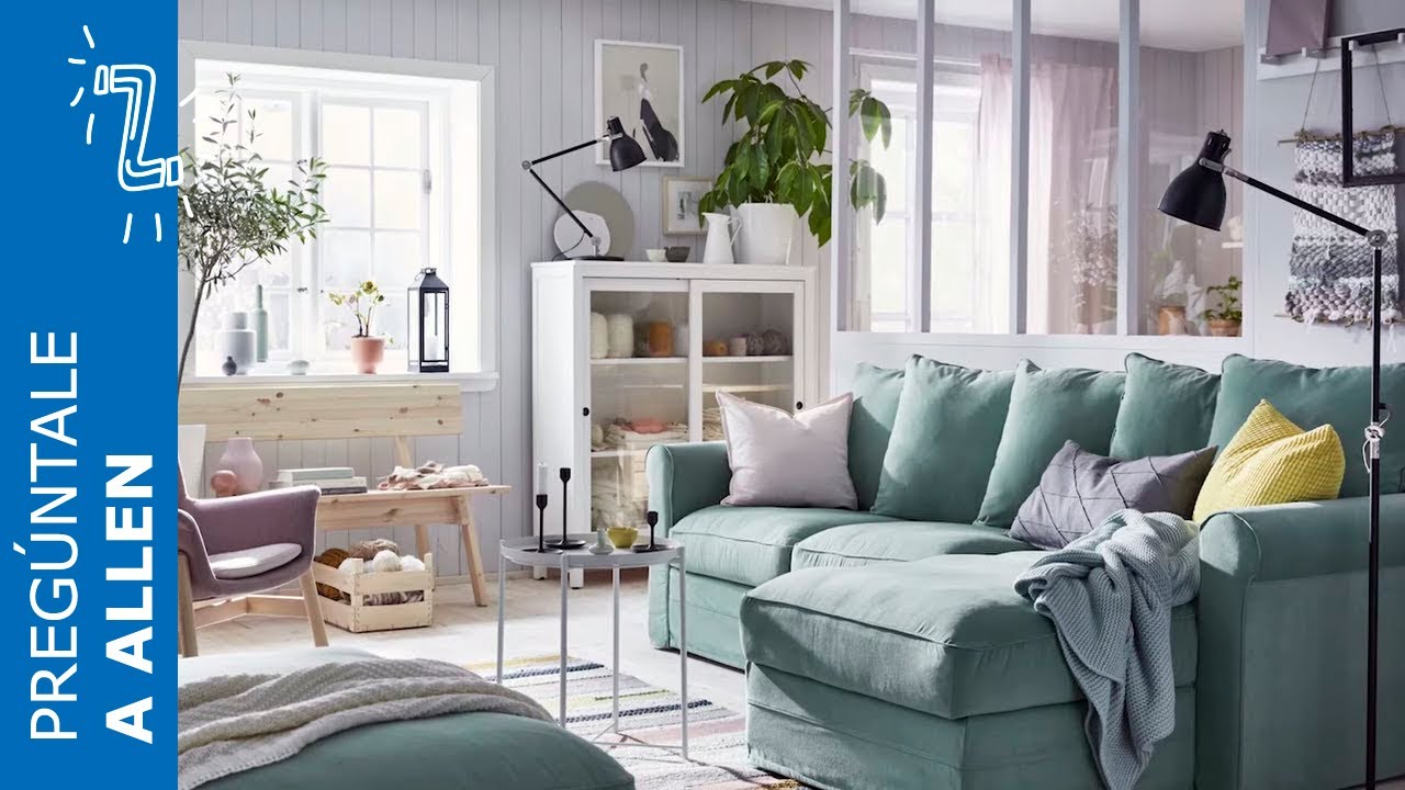 Cómo decorar un salón con e industrial - IKEA YouTube