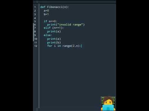 Fibonacci Series in Python using function🧑‍💻 | Python Programming || # ...