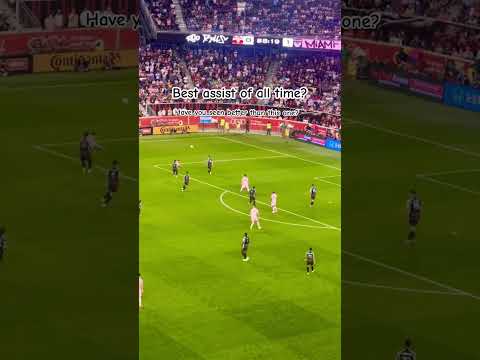Best assist of all time #crazy #skills @LeoMessi #ronaldo #vinicius #intermiami @intermiamicf