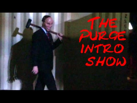 The Purge - Halloween Horror Nights 2015 - intro show