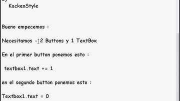 Como hacer un contador de clicks - Visual Basic