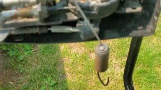 How to replace drive cable Honda HRB216 mower